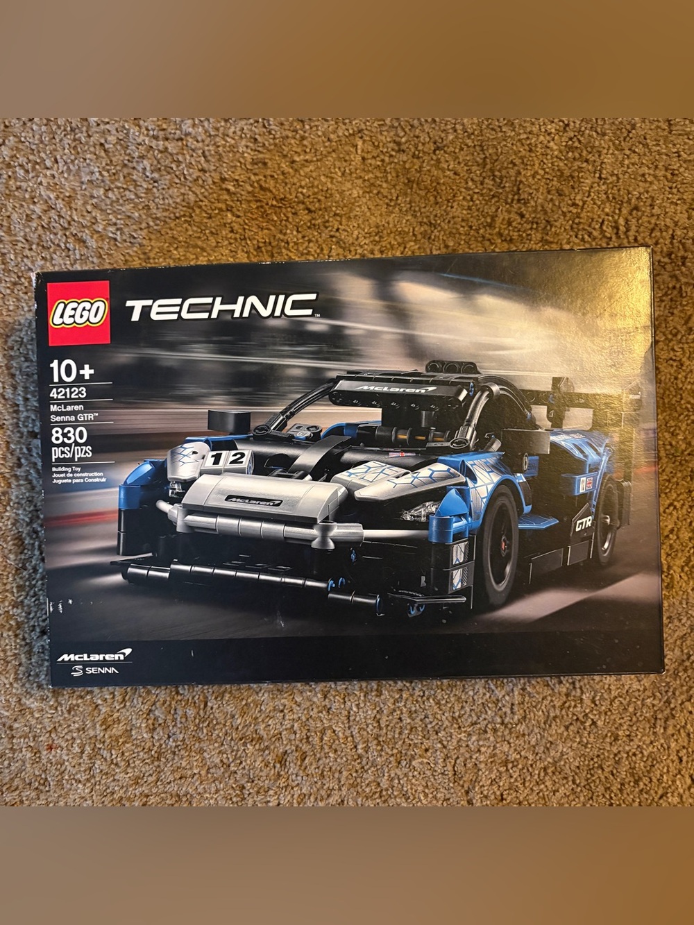 Lego technic McLaren Blue and Black Race Car Building Set